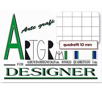 Agendepoint.it - Album Da Disegno 10 Fogli Pinzato Quadretto 10 Mm 23x33