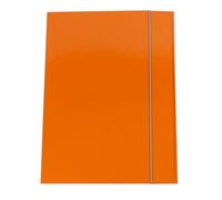 Agendepoint.it - Carpetta Con Elastico 3 Lembi Copertina Lucida 24,5x34cm - Arancione