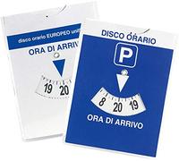 Agendepoint.it Disco orario europeo maxi auto in parcheggio blu 12x15 con quarto d'ora bicolore
