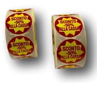Agendepoint.it - Etichette Adesive 2 Pezzi Promozioni Offerta Speciale O Sconto 50% Alla Cassa 2.000 Et - Sconto 50