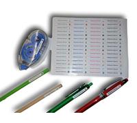 Agendepoint.it - Etichette Adesive Personalizzate In 4 Colori 34x5mm 240 Etichette Per Penne Matite Ed Accessori Scuola 34x5 Mm