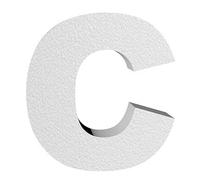 Agendepoint.it - Lettera 3d In Polistirolo 15cm 4cm Spessore Scegli La Lattera - C