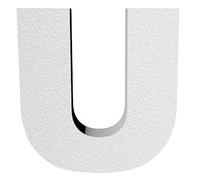 Agendepoint.it - Lettera 3d In Polistirolo 15cm 4cm Spessore Scegli La Lattera - U