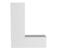 Agendepoint.it - Lettera 3D in Polistirolo 24cm 4cm Spessore Scegli La Lattera - L