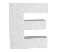 Agendepoint.it Lettera 3D in Polistirolo Bianco - Altezza 24 cm, Spessore 4 cm - per Insegne, Eventi, Vetrine e Allestimenti