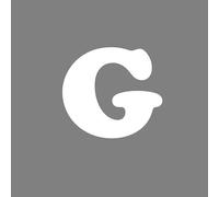 Agendepoint.it - Lettera G (g) Adesivo Font Cooper Black Decorazioni Esterno Interno - Bianco, 10 cm