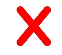 Agendepoint.it - Lettera X Adesivo Font ColorTube Plastica Lucida Esterno Interno - Rosso, 10 cm