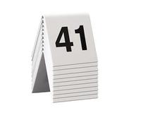 Agendepoint.it - Numeri Per Tavoli Ristoranti Bar Pvc Bianco Bifacciale - 41-50