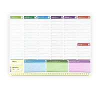 Agendepoint.it - Planning da tavolo A3 perpetuo 7COLORS 43x31 BILINGUE (55 fogli) agenda da tavolo senza data