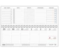 Agendepoint.it - Planning settimanale 2026 INGLESE spiralato 10x30cm