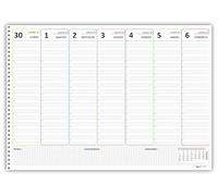 Agendepoint.it - Planning settimanale A3 COLORS spiralato 30x42cm DATATO orario 55fogli - 2025