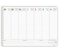 Agendepoint.it - Planning settimanale A3 COLORS spiralato 30x42cm DATATO orario 55fogli - 2026