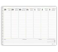 Agendepoint.it - Planning settimanale A3 COLORS spiralato 30x42cm DATATO orario 55fogli (2027)