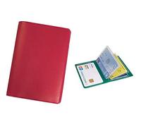 agendepoint.it - Porta carte di credito e tessere magnetiche 6 posti in pvc rosso