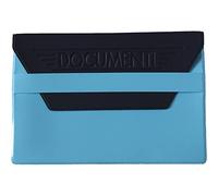 Agendepoint.it - Porta Documenti Libretto Auto 13x19 Con Fascetta In Tam Bicolore - Azzurro