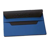 Agendepoint.it - Porta Documenti Libretto Auto 13x19 Con Fascetta In Tam Bicolore - Blu