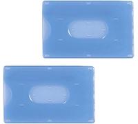 Agendepoint.it Porta Tessere in Plastica Rigida 9x6 cm, per Carte di Credito e Tessera Magnetica, 2 Pezzi