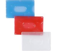 agendepoint.it - Porta tessere portacard in plastica rigida 50 pezzi per carte di credito e tessera magnetica