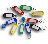 Agendepoint.it - Portachiavi Con Targhetta Portanome Con Anello Girevole In Plastica Morbida In 5 Colori Assortiti - 50