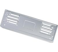 Agendepoint.it - Portatarga anteriore auto in alluminio silver per targa europea 37x13