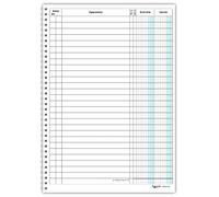 Agendepoint.it - Registro Di Cassa Entrate Uscite A5 Spiralato 100 Pagine 50 Fogli 15x21