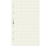 Agendepoint.it - Ricambio agenda organizer a quadri 7x12cm 6fori 50fogli avorio