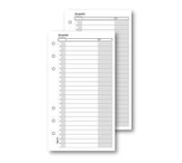 Agendepoint.it - Ricambio agenda organizer acquisti 9,5x17cm 6fori 50fogli