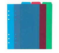 Agendepoint.it - Ricambio agenda organizer linguette divisori 15x21cm A5 6fori 3pz