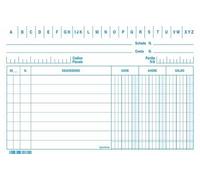 Agendepoint.it - Schede Dare Avere Saldo 10x15 100 Pz Orizzontali Schede A Righe Per Schedario