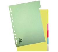 Agendepoint.it - Separatori In Cartoncino 6 Tasche Neutre A4 Foratura Universale Per Carpette Ad Anelli