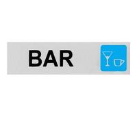 Agendepoint.it - Targa Segnaletica Bar Adesiva 4x15