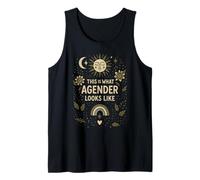 Agender Pride Questo è ciò che il genere neutro vintage Canotta