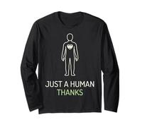 Agender Solo Un Umano Maglia a Manica