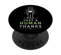 Agender Solo Un Umano PopSockets PopGrip Adesivo