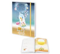 Agendina"Goccioline"Settimanale Week 2026 12 Mesi 9,6x13 Centimetri Chiusura Con Elastico GO26AS (Blu)