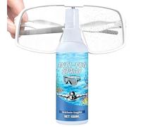 Agente Antiappannante Per Occhialini Da Nuoto,100 ml A Prova Di Perdite E Rimozione Polvere | Liquido Antiappannante per Occhialini e Occhiali da Nuoto | per Snorkeling Occhiali da Sole Visiere da Cas