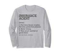Agente assicurativo Definizione del lavoro Agente di assicurazione personalizzato Maglia a Manica