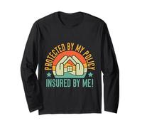Agente Assicurativo Protected By My Policy Broker Maglia a Manica