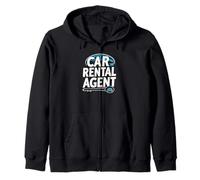 Agente di noleggio auto Noleggio Auto Agenzia Marketing dei dipendenti Felpa con Cappuccio