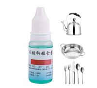 Agente di prova in acciaio inossidabile - 12 ml 304 Checker per utensili da cucina, stoviglie, utensili | Rivelatore istantaneo di autenticità in acciaio inossidabile liquido per pentole e