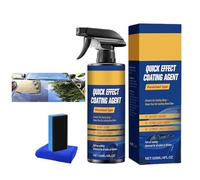 Agente Di Rivestimento Ad Effetto Rapido Per Auto | Spray Di Rivestimento Ceramico Idrofobico - Lucidante Per Dettaglio Auto - Per Camion SUV Barche RV Finestrino Marino Specchio Casa Vetro
