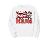 Agente immobiliare Carino Agente immobiliare Cupido di San Valentino Felpa