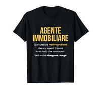 Agente Immobiliare Definizione | Agente Immobiliare Regalo Maglietta