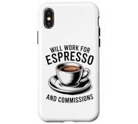 Agente immobiliare Espresso - Cambio di chiusura alimentato dal caffè Custodia per iPhone X/XS