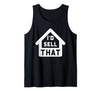 Agente immobiliare Humor House Venditore Citazione I'd Sell That Canotta