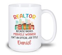 Agente Immobiliare Perché È Un Bravo Taumaturgo Tazza Mug Ceramica Tazza Colazione Divertenti Tazze Da Tè Regali Divertenti Per Ragazze Colleghi Anniversario 330ml