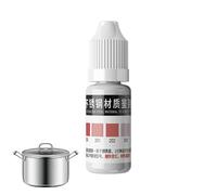 Agente per test sull'acciaio inossidabile - Soluzione indicatore di differenziazione del del metallo + Finitura formula chimica professionale - per utensili per bevande alimentari e pe