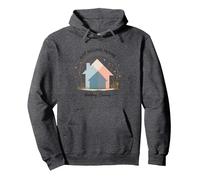 Agenti immobiliari Donne Costruire Sogni Non Solo Vendere Case Felpa con Cappuccio, Unisex per Adulti, Grigio Scuro, XXL