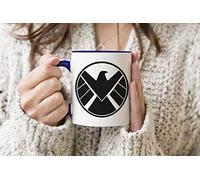 Agents Of S H I E L D Shield Cool Logo Blue Handle Mug Coffee Tea Mug 312ml Cup