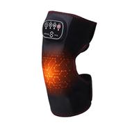 Agenzia di massa del ginocchio wireless con tandage del ginocchio per vibrazioni re-cicatribile | Cuscini di riscaldamento con temperatura regolabile per alleviare il dolore al ginocchio, comodo calor